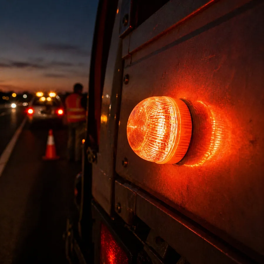 Vehicle emergency warning light wholesale kit scene